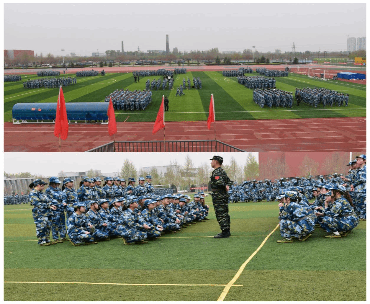 2022级学生军事技能训练开训